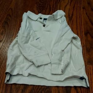 18-24M White Boys Long Sleeve Collared Shirt from Old Navy